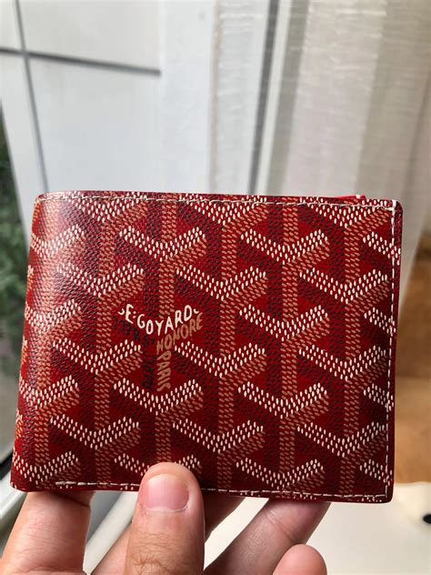 goyard wallet mens|goyard wallet price list.